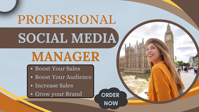 Gig Preview - Do social media marketing manager content manager digital marketing