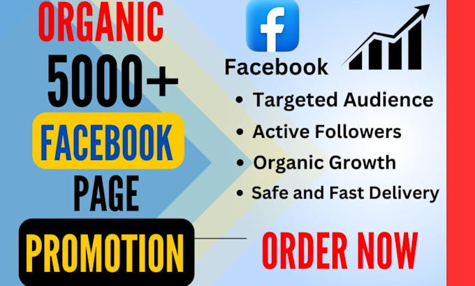 Gig Preview - Do organic facebook promotion to grow your business