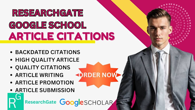 Gig Preview - Do backdated citations increase google scholar citations using researchgate