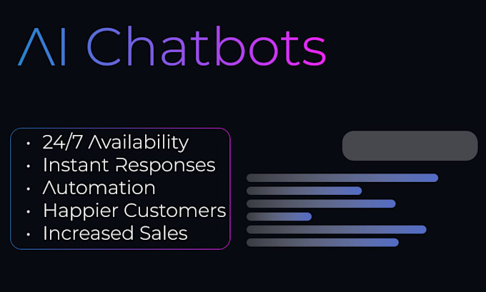 Gig Preview - Build ai website chatbots