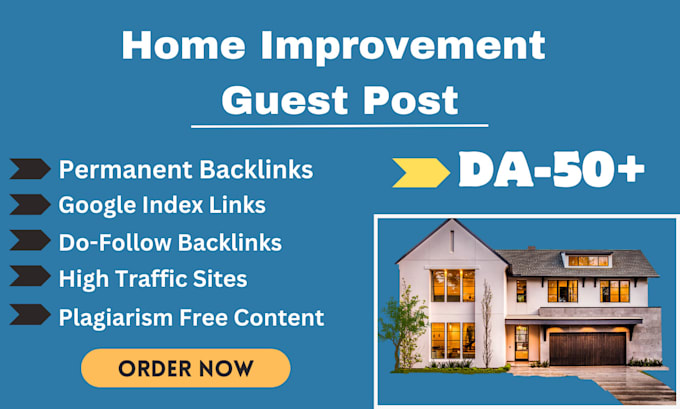 Bestseller - do guest post on home improvement blog