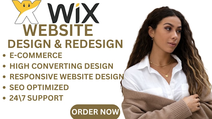 Gig Preview - Do wix website redesign wix website design wix website redesign website design