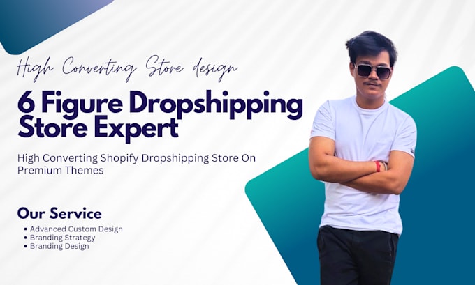 Gig Preview - Build a high converting dropshipping store, shopify expert