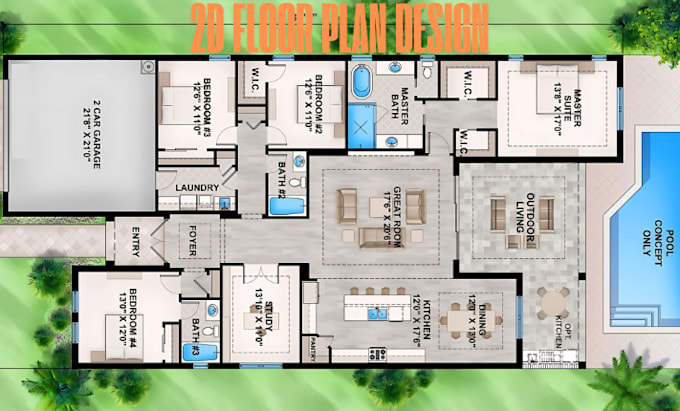 Gig Preview - Design professional 2d architectural floor plan in autocad