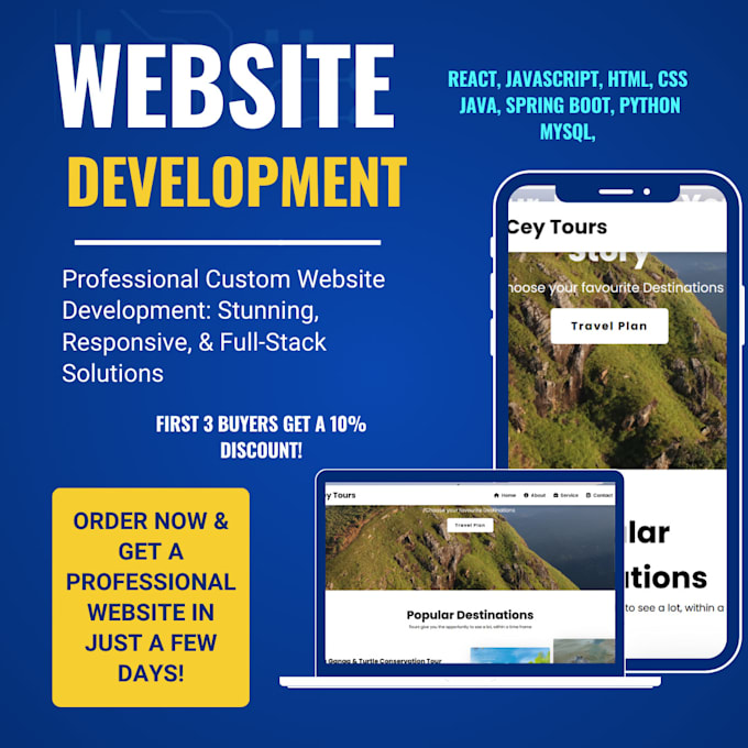 Bestseller - create a modern and responsive website