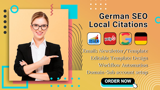 Gig Preview - Germany local citation directory submission for germany local SEO citations