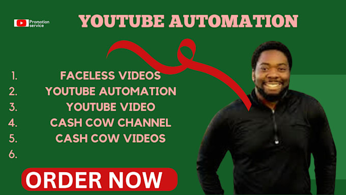 Gig Preview - Create and setup youtube automation cash cow channel