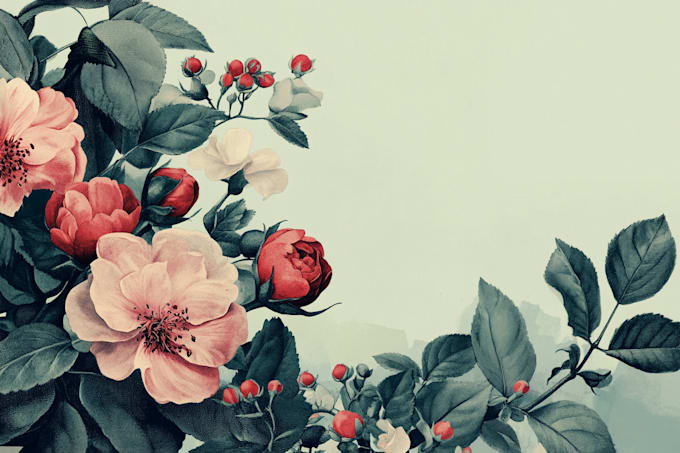 Gig Preview - Draw botanical illustration by watercolor