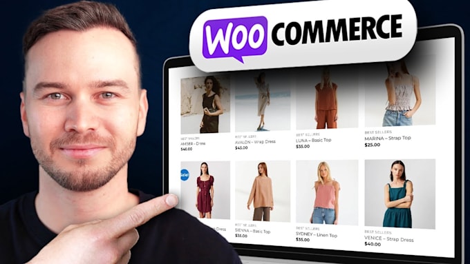 Gig Preview - Create ecommerce website using woocommerce online store