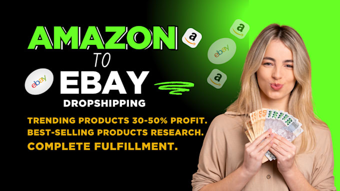 Gig Preview - Find profitable amazon to ebay dropshipping products