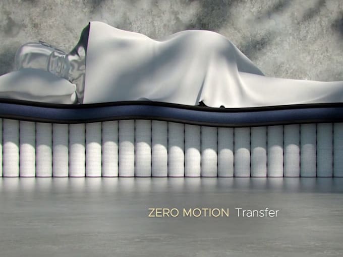 Gig Preview - 3d cgi animation 3d mattress animation 3d mattress topper 3d mattress model