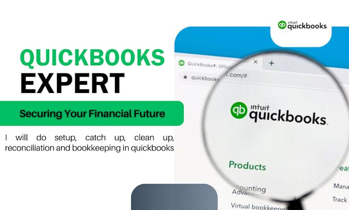 Bestseller - do setup, catch up, clean up, reconciliation and bookkeeping in quickbook