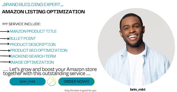 Gig Preview - Optimize your amazon product listing, amazon optimization , marketing