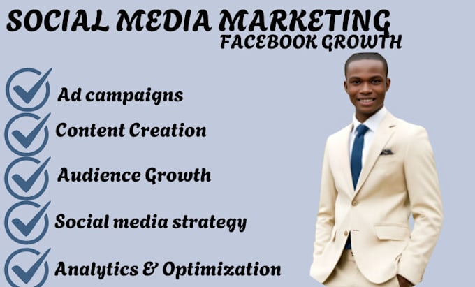 Gig Preview - Do social media marketing facebook business growth content creation