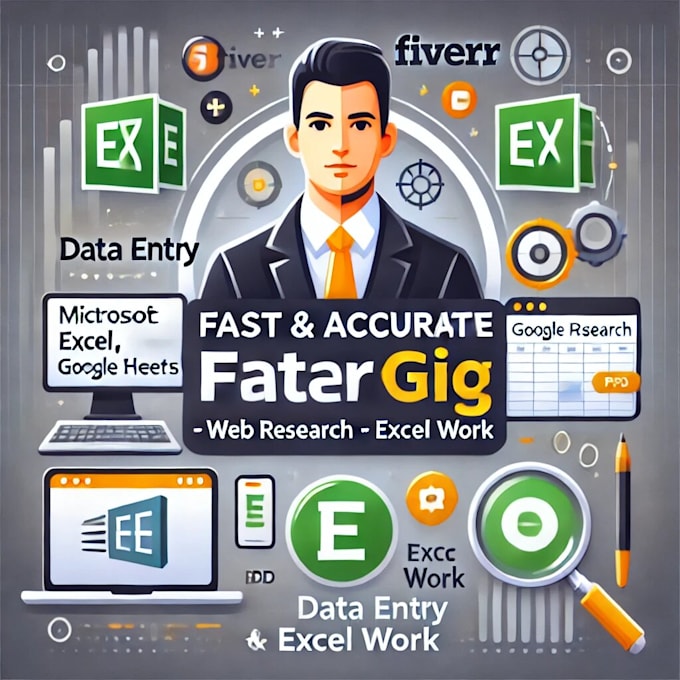 Bestseller - do fast and accurate data entry, web research, and typing