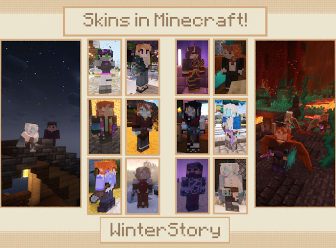 Bestseller - make lovely custom minecraft skin