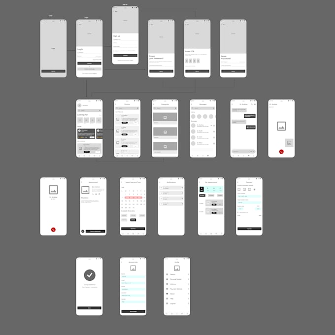 Bestseller - design a basic mobile app wireframe in figma