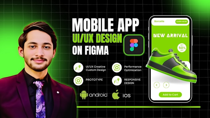 Gig Preview - Mobile app UI UX design in figma