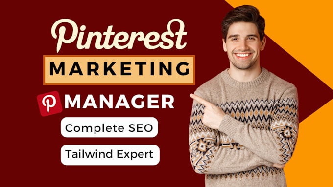 Gig Preview - Be your pinterest manager and marketing expert