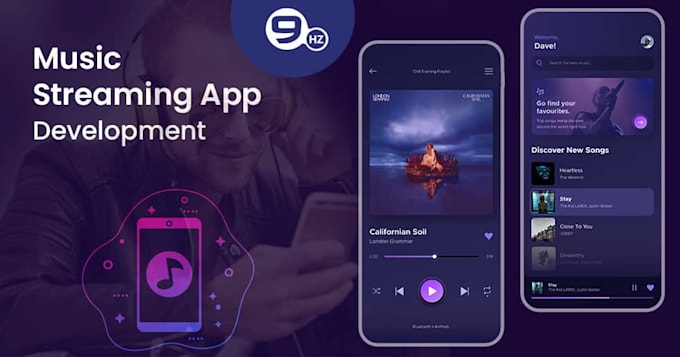 Gig Preview - Develop custom music streaming app, music player app, music app, music website