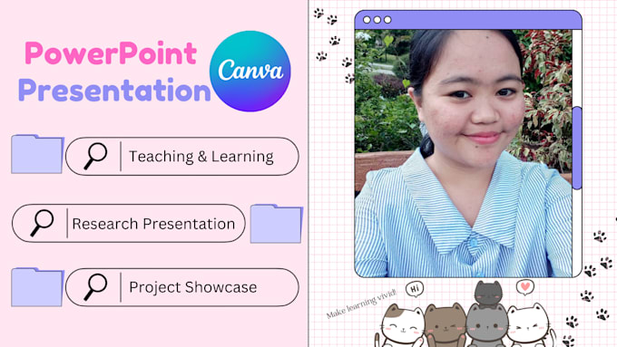 Gig Preview - Do powerpoint presentation for educational use using canva