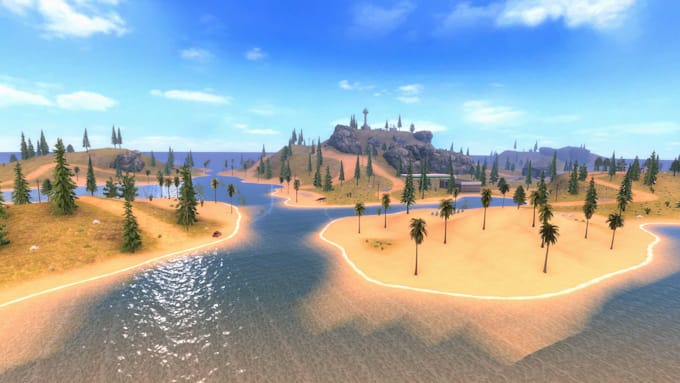 Bestseller - openworld terrain for game,3d landscape,lowpoly diorama,ue5,environment for game