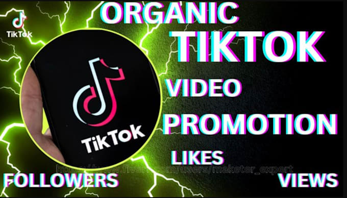 Gig Preview - Do tiktok account organically like, followers and views grow