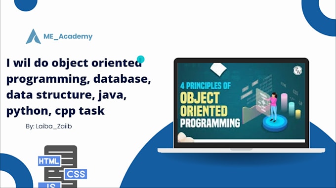 Gig Preview - Do object oriented programming, database, data structure, java, python, cpp task