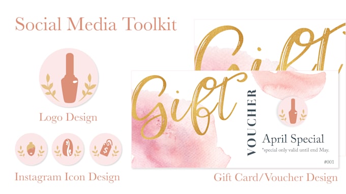 Bestseller - design an elegant social media kit