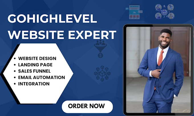 Gig Preview - Gohighlevel landing page gohighlevel website gohighlevel sales funnel ghl