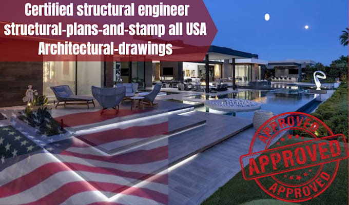 Gig Preview - Do engineering stamp structural stamp architectural stamp structural plan mep