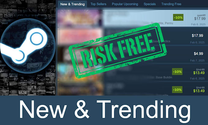 Bestseller - boost your game to steam new and trending with real purchases and exposure