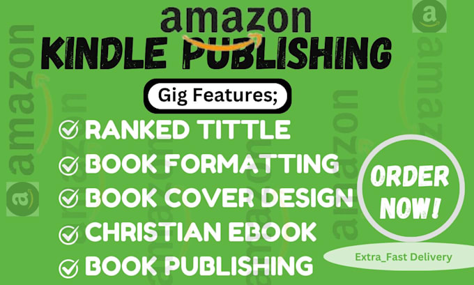 Bestseller - do book formatting for amazon kdp amazon kdp book publishing kdp book promotion