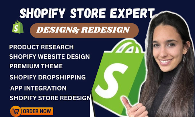 Bestseller - be shopify dropshipping store design shopify redesign expert