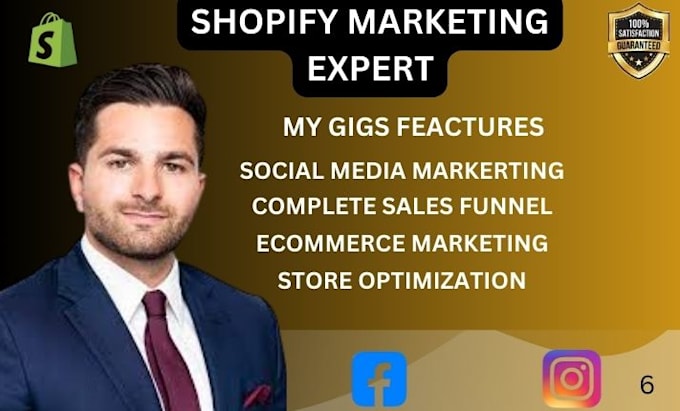 Gig Preview - Boost shopify sales shopify marketing store promotion social media marketing