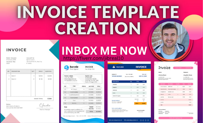 Gig Preview - Design invoice for you with unlimited revisions