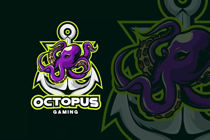 Gig Preview - Create amazing mascot octopus logo for your brand