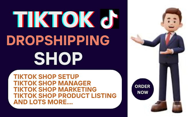 Gig Preview - Do tiktok shop setup, facebook shop, tiktok shop manager