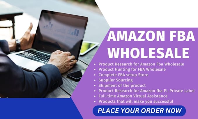 Gig Preview - Do amazon fba wholesale product, research amazon fba product hunting, amazon va