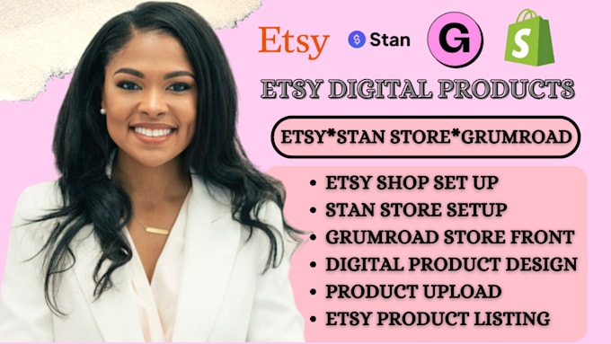 Gig Preview - Design cookbook, digital products, set up stan store, etsy digital product shop