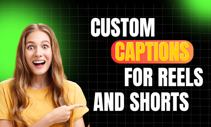 Gig Preview - Create custom captions for reels, and shorts