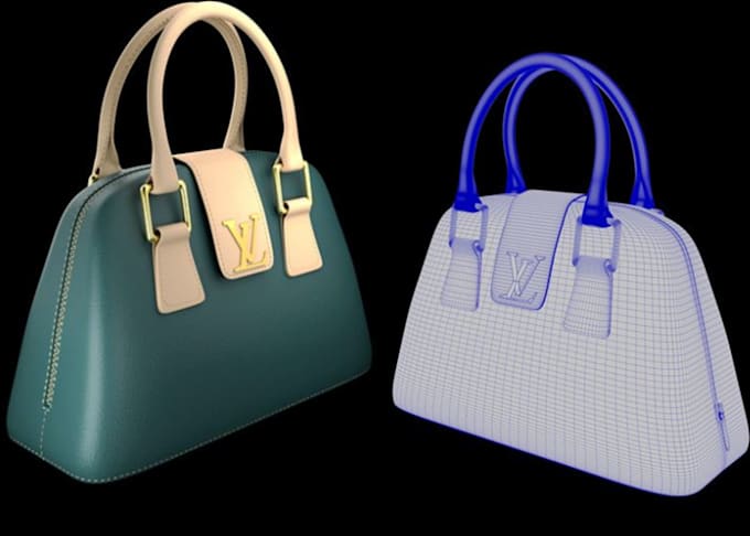 Gig Preview - Model 3d bag design 3d render 3d handbag product