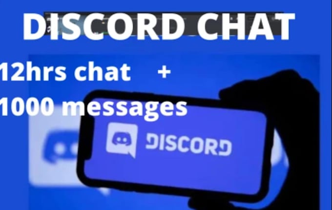 Gig Preview - Chat in your discord server discord chat discord chatter telegram chat moderator