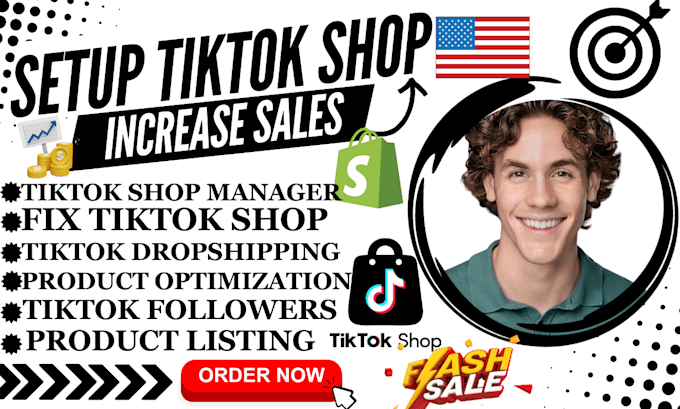 Gig Preview - Firmly create tiktok shop tiktok manager tiktok shop marketing tiktok ads