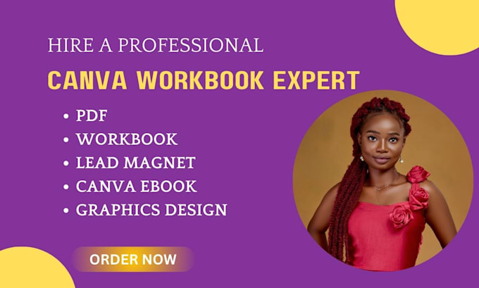 Gig Preview - Canva workbook lead magnet ebook PDF and graphic designs