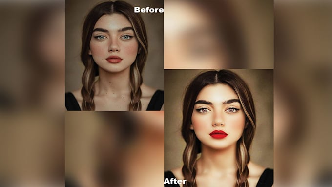 Gig Preview - Do high end photo retouching, skin retouching, in photoshop