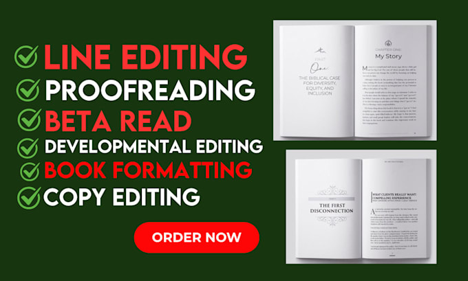 Bestseller - proofread and do line editing for your manuscript or novel