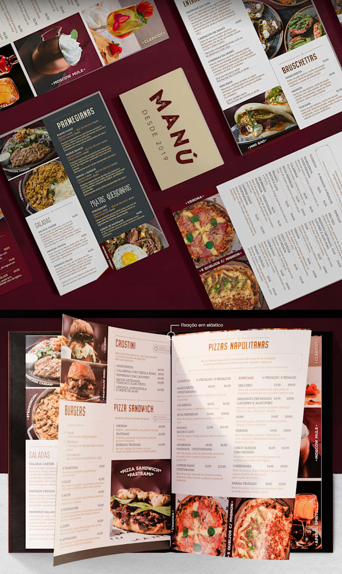 Bestseller - create an exclusive menu art for your business from scratch