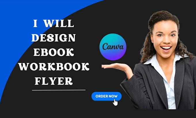 Gig Preview - Canva ebook workbook brochure design magazine layout catalog pdf lead magnet