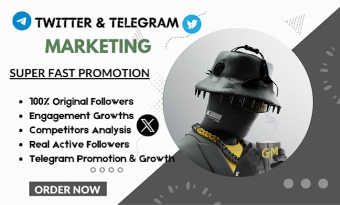 Bestseller - grow crypto telegram solana memecoin promotion crypto twitter marketing